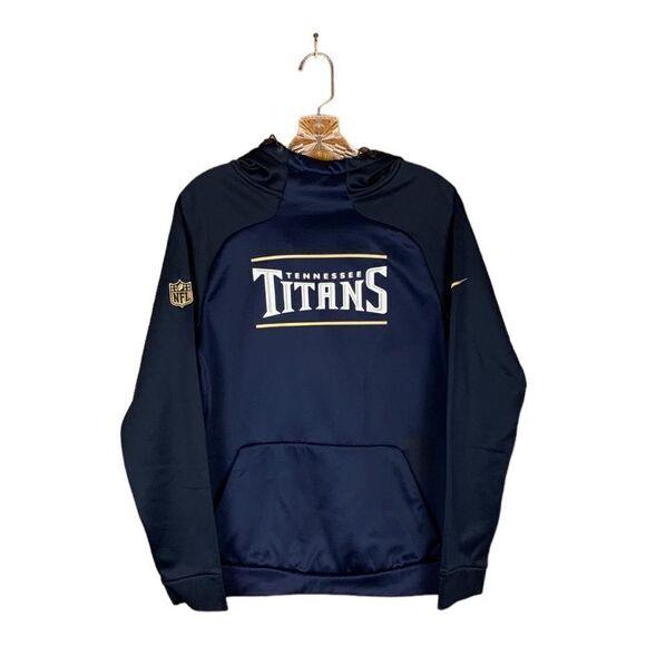 Nike NWOT  Dri-Fit NFL Tennessee Titans Hoodie- size Small- TITAN UP!! 🏈 - Picture 1 of 11